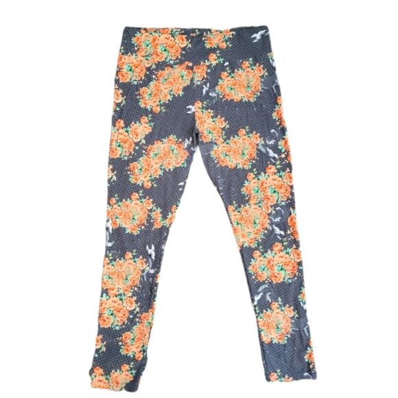 🎉H.P.!🎉 EC LULAROE DISNEY BAMBI LEGGINGS SZ. TALL & CURVY - Picture 1 of 5
